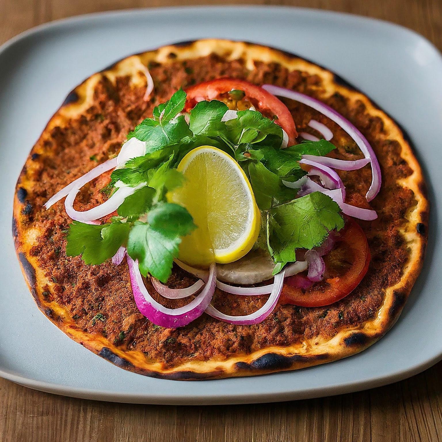 Tuerkische-Pizza-–-Lahmacun Türkische Pizza – Lahmacun