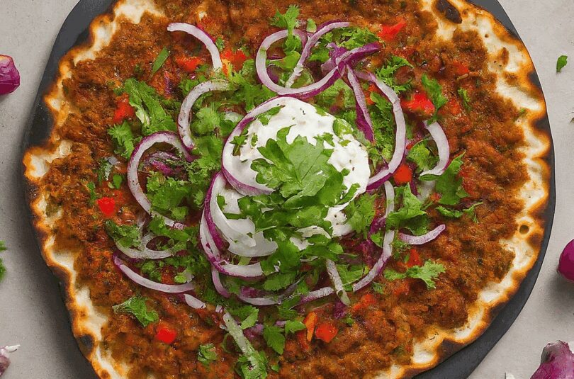 Türkische Pizza Rezept – Tuerkische Pizza Lahmacun