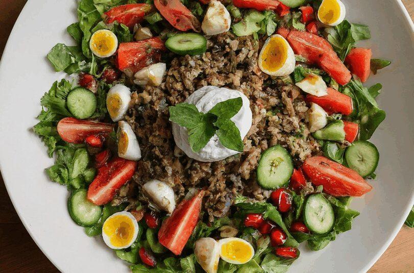 Türkischer Salat mit Minze