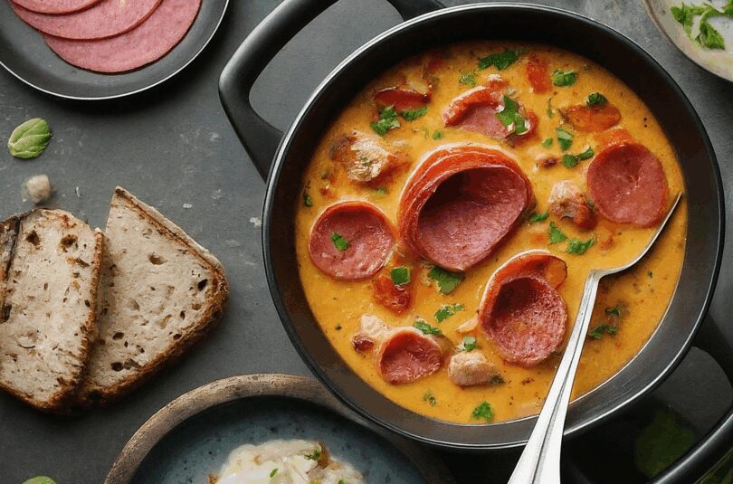 Ungarische Salami-Soljanka nach Mama Art