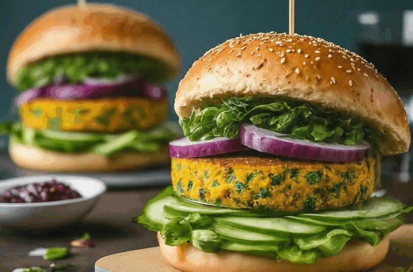 Vegetarische Burger – Burgerpatties aus Kidneybohnen