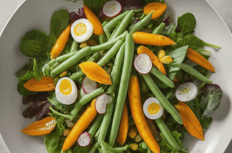 Wachsbrechbohnen Salat