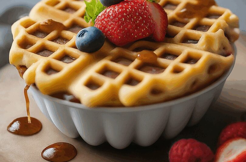 Waffelbecher Kuchen – Kleine Kuchen im Waffelbecher