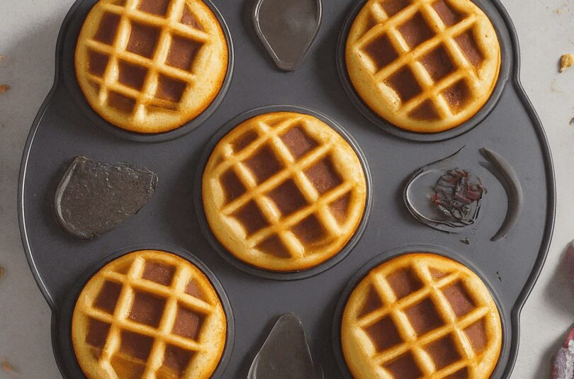 Waffelbecher Muffins – Kleine Kuchen im Waffelbecher