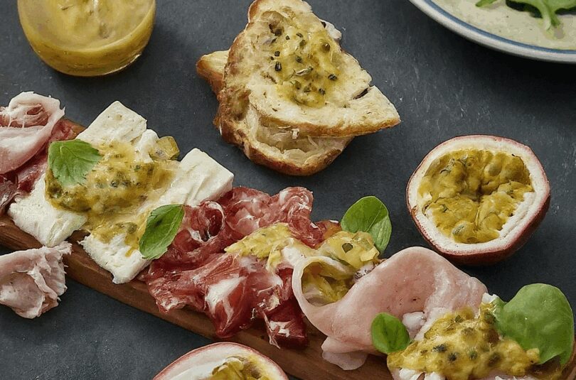 Was Gehört Auf Einen Antipasti Teller – Feiner Antipasti Teller Mit Passionsfruchtdressing