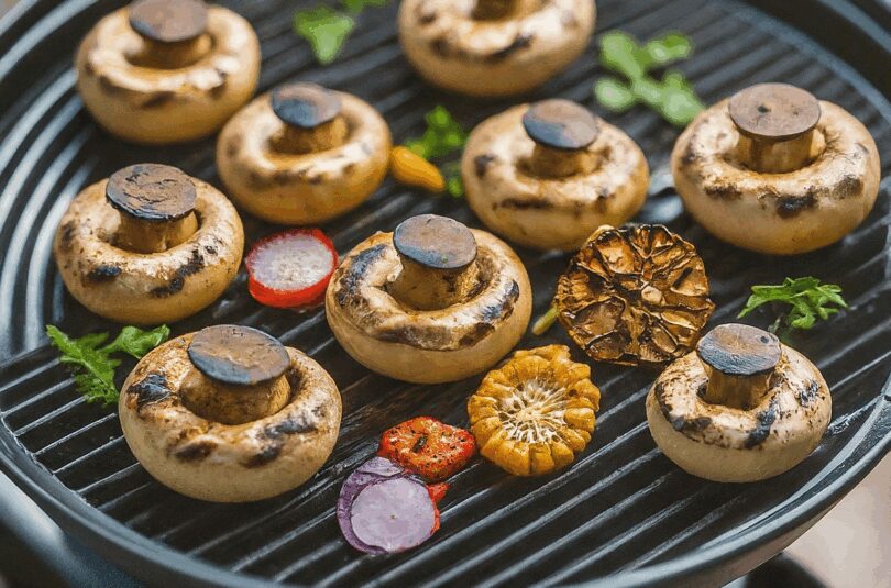 Weber-Gasgrill-Klein-–-Champignons-Vom-Grill Weber Gasgrill Klein – Champignons Vom Grill