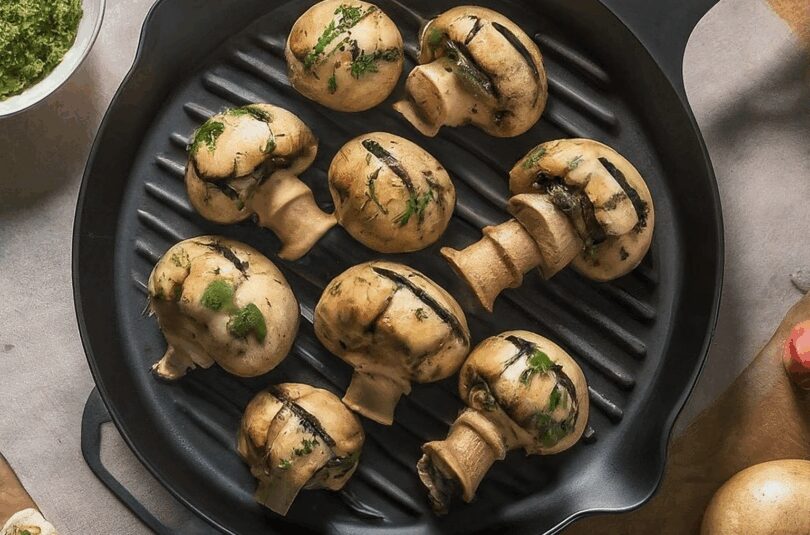 Weber-Holzkohle-–-Champignons-vom-Grill Weber Holzkohle – Champignons vom Grill