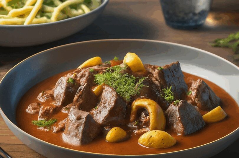 Wildgulasch Rezept – Delikates Wildgulasch Mit Spaetzle