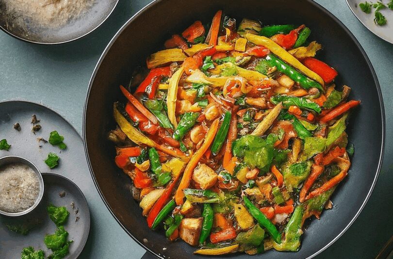 Wok Gemüse – Buntes Wokgemüse