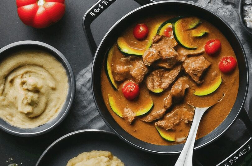 Wolfsbarsch mit Zucchini-Tomaten-Gemüse