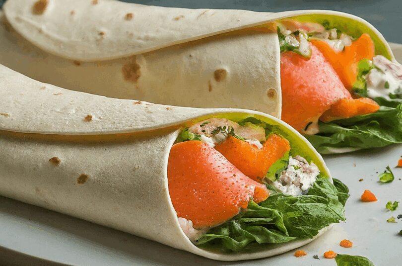 Wraps mit Lachs – Lachs Wraps