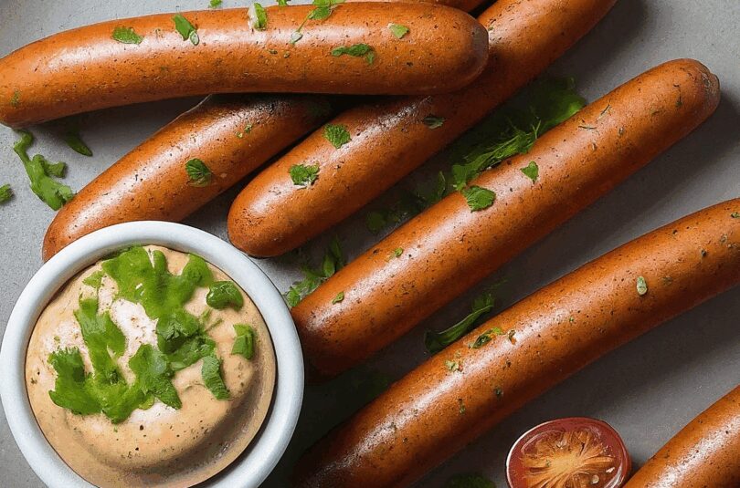 Würstchen im Schlafrock aus dem Airfryer