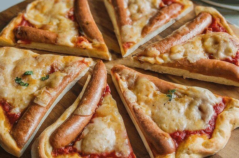 Würstchen im Schlafrock (Pizzateig) – Wienerle im Pizzateig