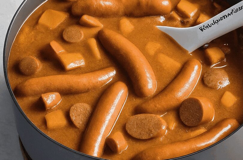 Würstchengulasch Rezept – Würstchengulasch mit Paprika