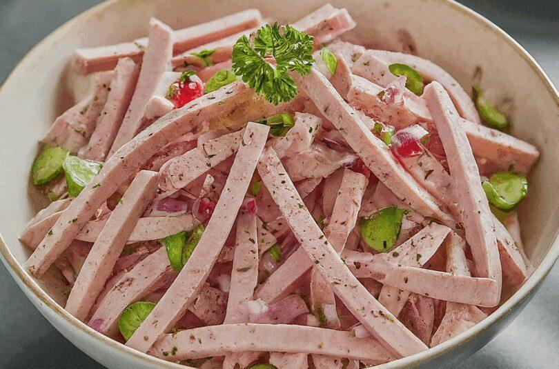 Wurstsalat Rezept – Bayrischer Wurstsalat