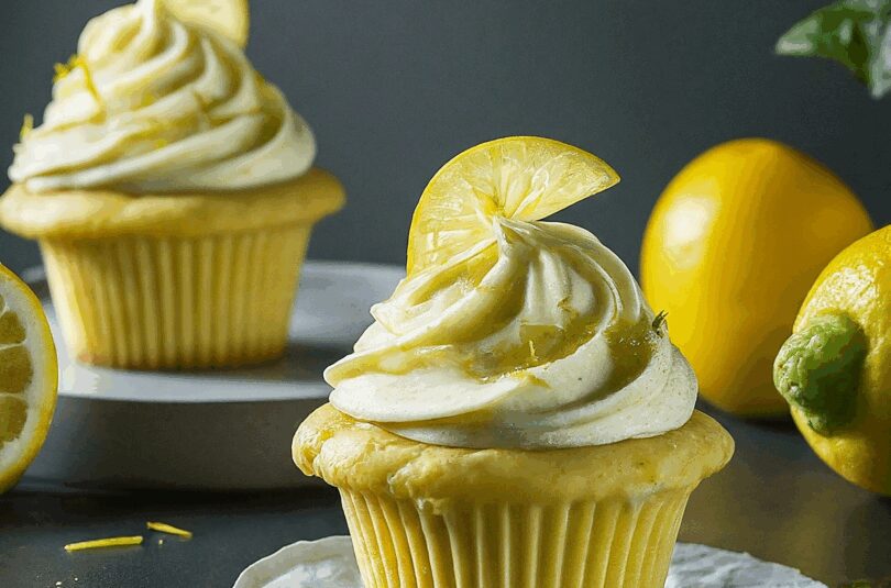 Zitronen Cupcakes – Zitronen Cupcakes Mit Creamcheese Frosting