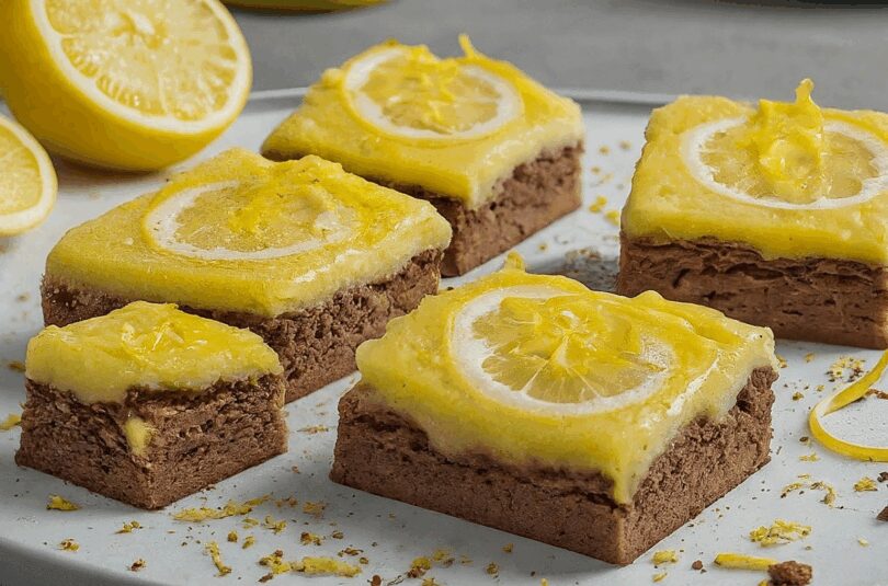 Zitronenbrownies – Saftig & Frisch