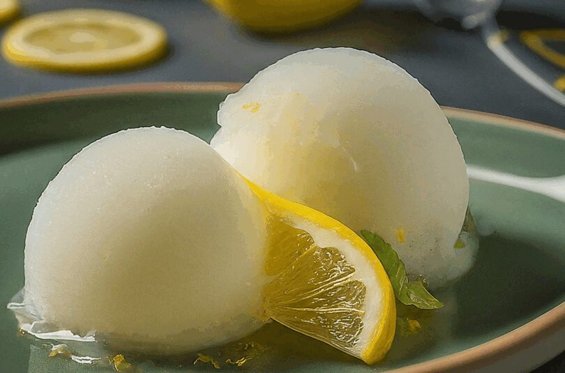 Zitronensorbet Selber Machen – Zitronensorbet
