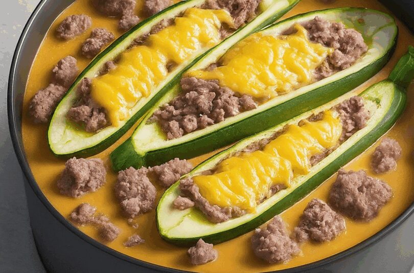 Zucchini Gefüllt Mit Hackfleisch – Gefuellte Zucchini Mit Hackfleisch Und Käse