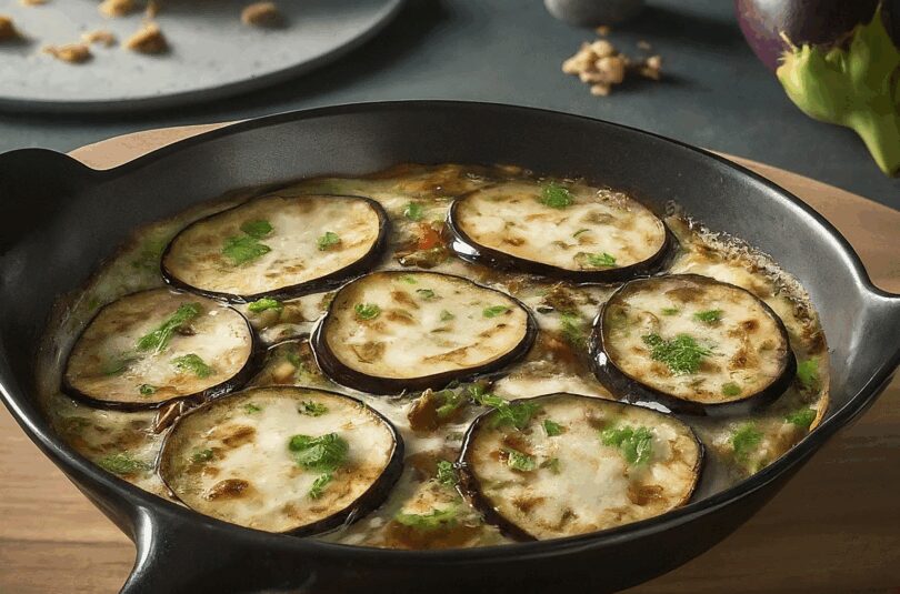 Zucchini Und Aubergine In Der Pfanne – Auberginen Zucchini Pfanne Mit Schafskäse