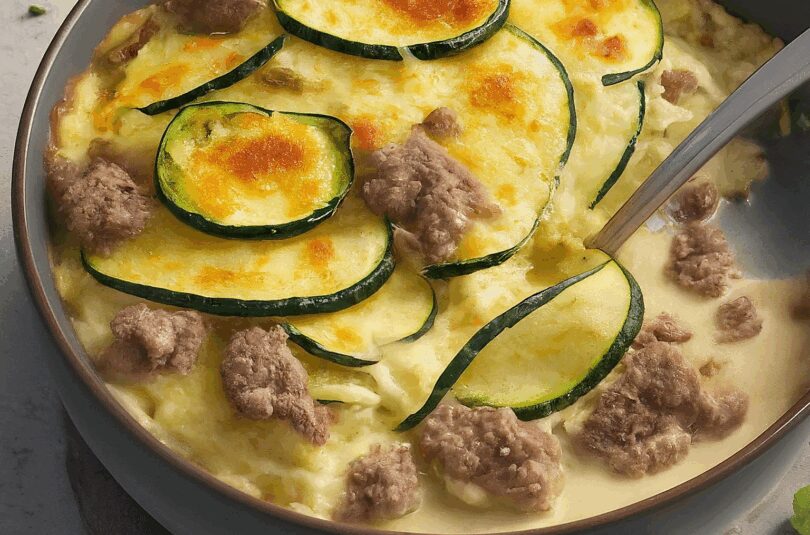 Zucchiniauflauf mit Hackfleisch – Zucchini Auflauf mit Hackfleisch und Käse