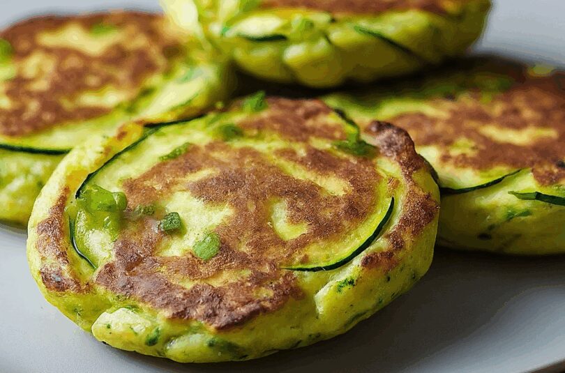 Zucchinipuffer – Luftig leichte Gemüsepuffer