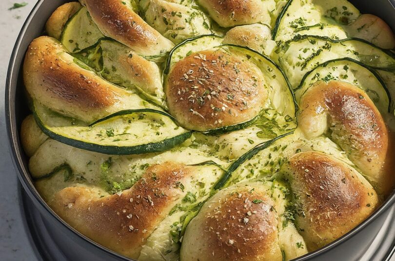 Zupfbrot Rezept – Kräuter Zupfbrot in der Springform
