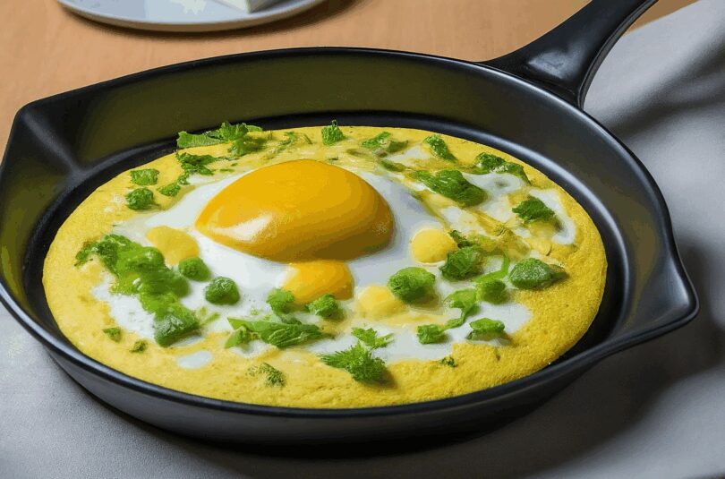 1 Ei Eiweiß – Eiweiß Omelette