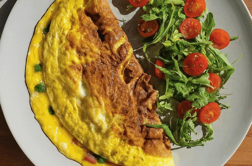 1 Ei Eiweiß – Eiweiß Omelette