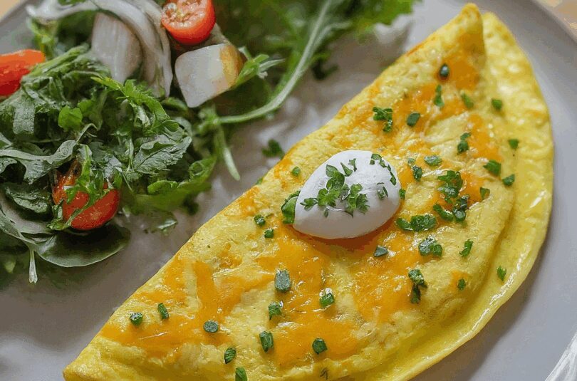 1 Ei Eiweiß – Eiweiß Omelette