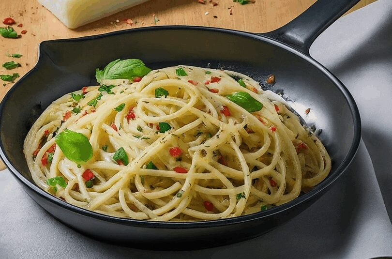Aglio Olio Rezept – Spaghetti Aglio Olio E Peperoncino
