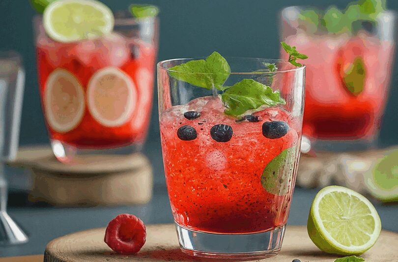 Alkoholfreier Lillet Wild Berry Mojito