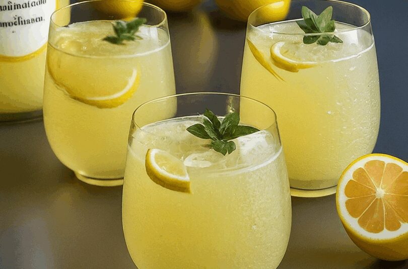 Amerikanische Zitronenlimonade