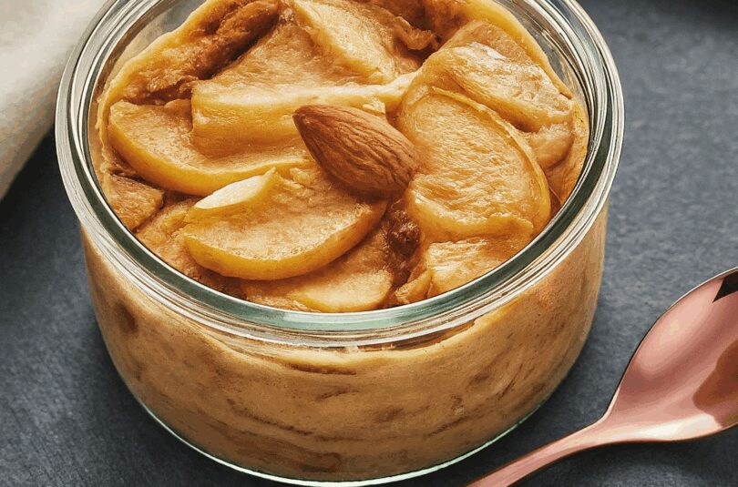 Apfel-Mandel-Kuchen aus der Backmischung im Glas (1 Liter)