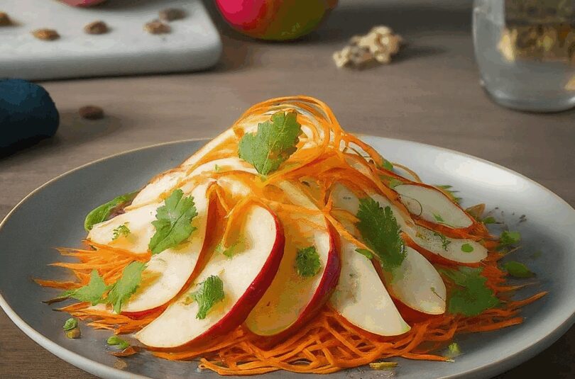 Apfel-Möhren-Salat – erfrischend & gesund