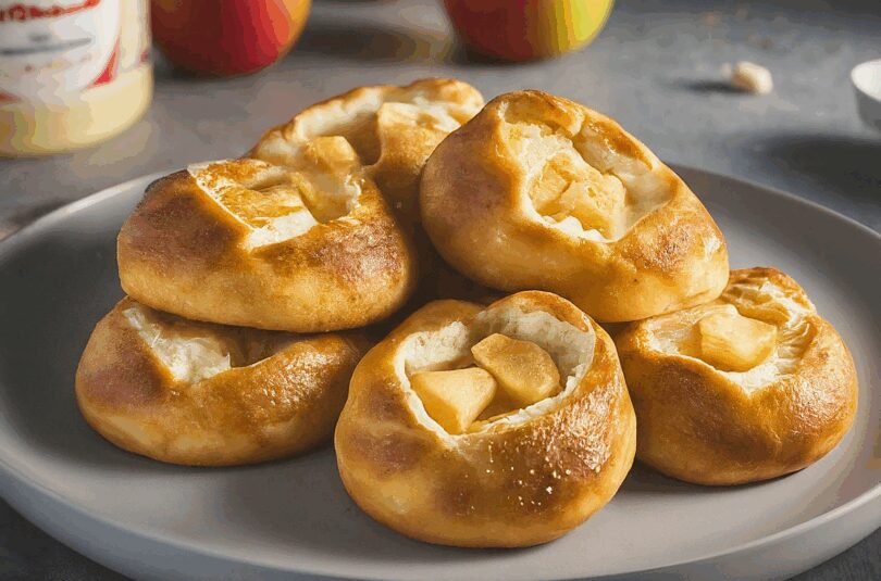 Apfel Quark Taler – Gebackene Apfel Quark Bällchen