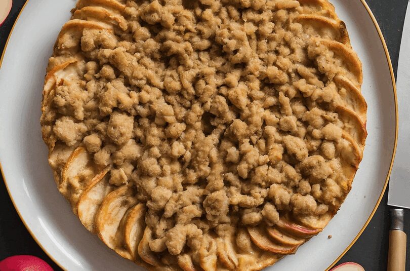 Apfel Rhabarber Kuchen – Rhabarber Apfelkuchen Mit Zimtstreusel