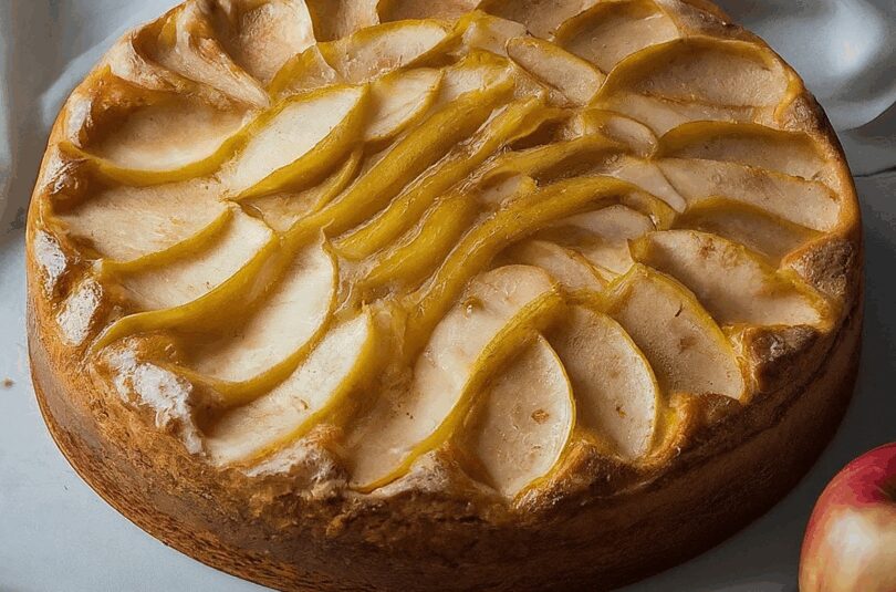 Apfelkuchen mit Apfelmus – Apfeltorte