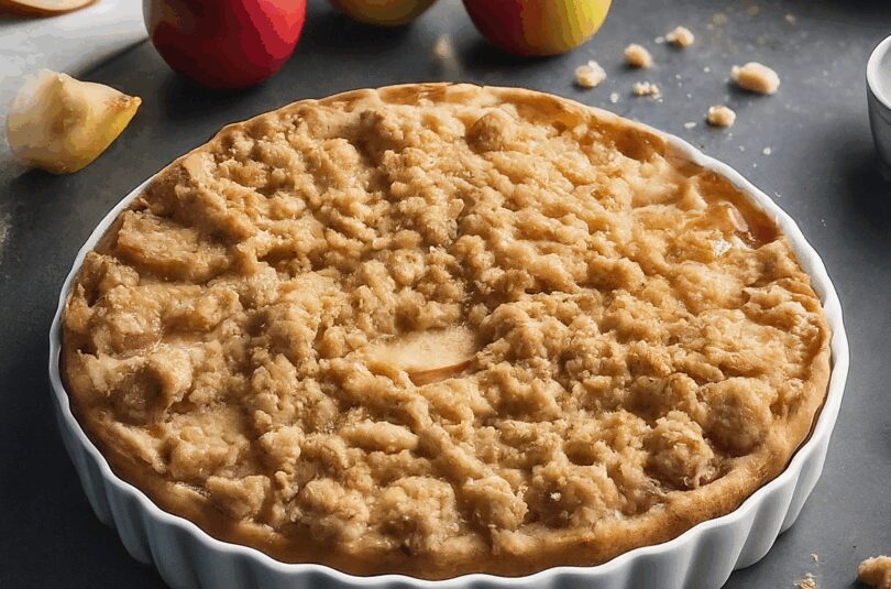 Apfelkuchen mit Streuseln vom Blech