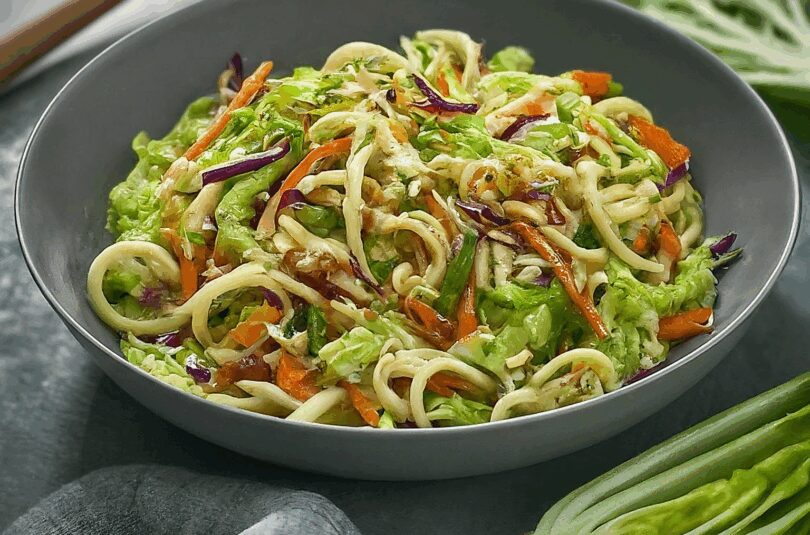 Asia Nudelsalat mit Chinakohl