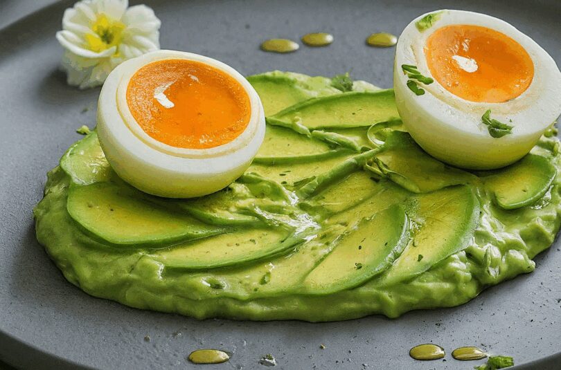 Avocado mit Ei – cremiger Avocado Eier Aufstrich
