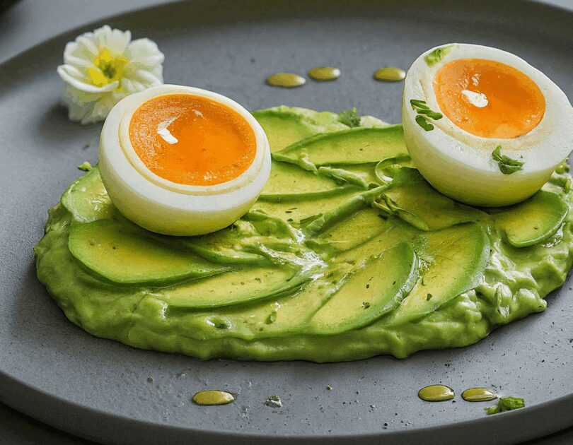 Avocado mit Ei – cremiger Avocado Eier Aufstrich