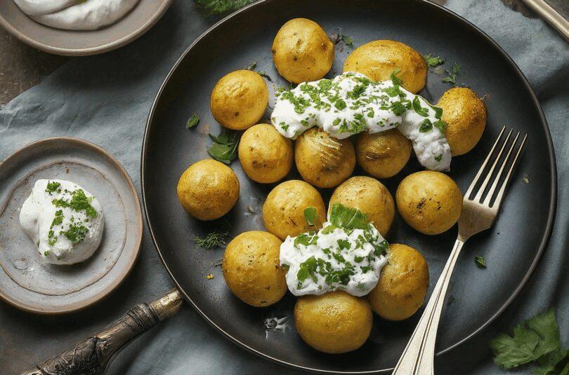 Backkartoffel – Backkartoffeln mit Frühlingsquark