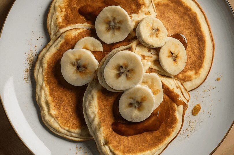 Bananenpancakes – Fluffige Pancakes mit Banane