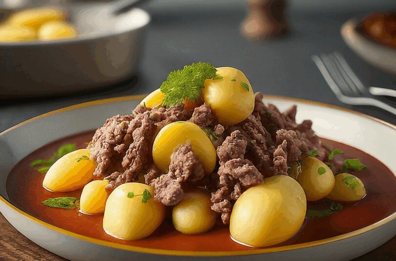 Bauerntopf mit Hackfleisch und Kartoffeln