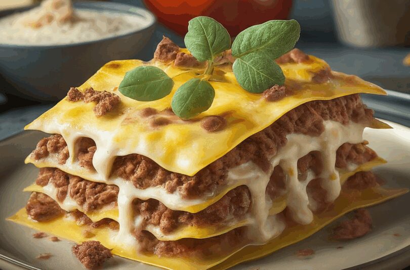 Béchamelsauce für Lasagne – Bechamel Hackfleisch Lasagne