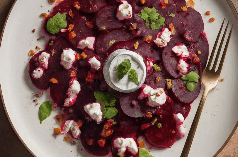Beet Ideen – Rote Bete Salat mit Schafskäse