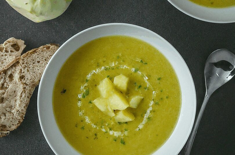 Beste Kohlrabisuppe – Kohlrabisuppe Mit Kartoffeln