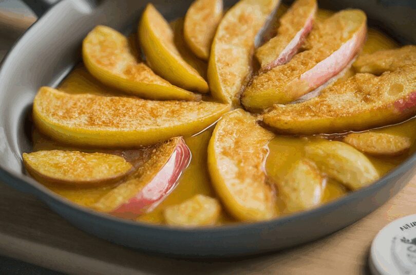 Bratapfel-in-der-Heissluftfritteuse Bratapfel in der Heißluftfritteuse