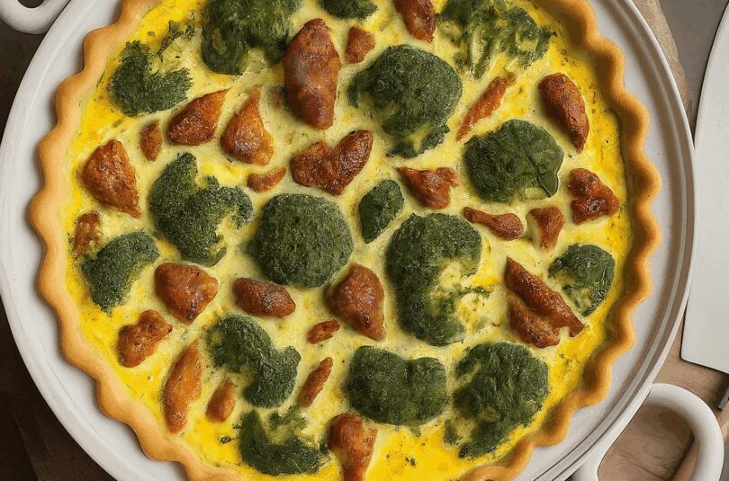 Brokkoli Quiche – Brokkoli Schinken Quiche